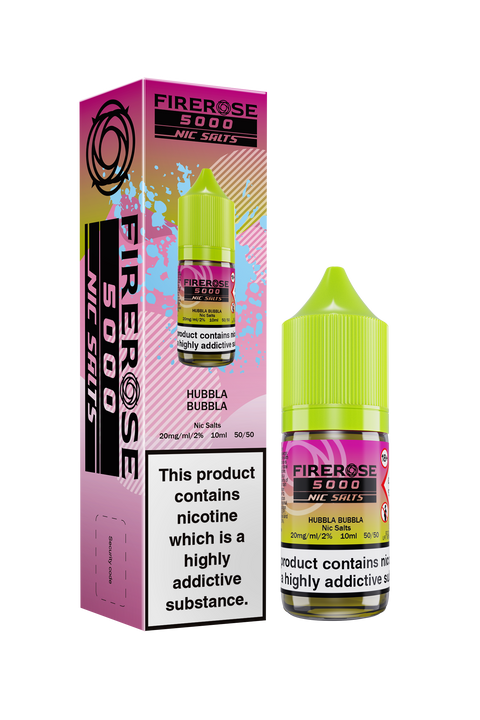 Firerose 5000 Salt E-Liquid by Firerose 10ml (HUBBLA BUBBLA 20mg)