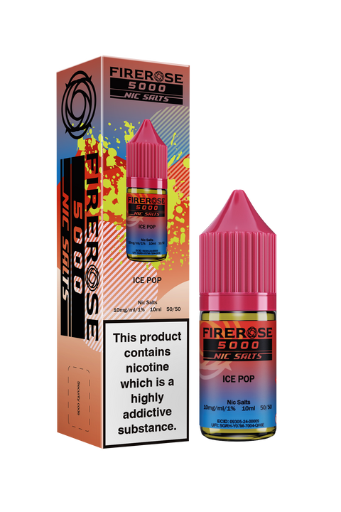 Firerose 5000 Salt E-Liquid by Firerose 10ml (ICE POP 20mg)
