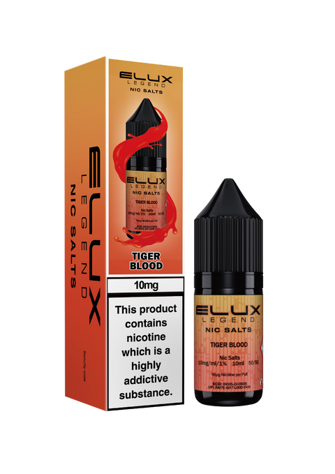 Elux Nic Salt E-Liquid by Elux Legend 10ml (Tiger Blood 20mg)