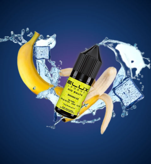 Elux Nic Salt E-Liquid by Elux Legend 10ml (Banana Ice 20mg)