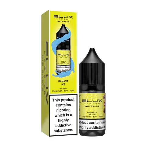 Elux Nic Salt E-Liquid by Elux Legend 10ml (Banana Ice 20mg)