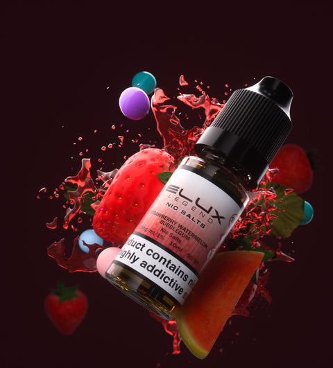 Elux Nic Salt E-Liquid by Elux Legend 10ml (Stawberry Watermelon Bubblegum 20mg)