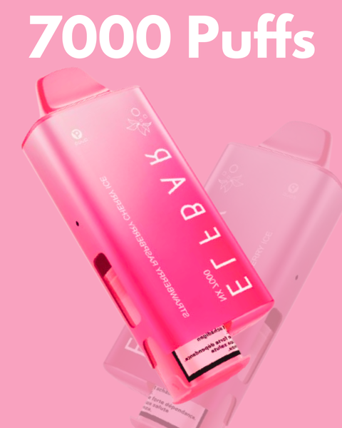 ELFBAR 7000 Strawberry Raspberry Cherry Ice