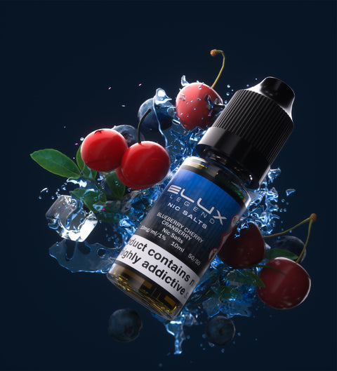 Elux Nic Salt E-Liquid by Elux Legend 10ml (Blueberry Cherry Cranberry 20mg)