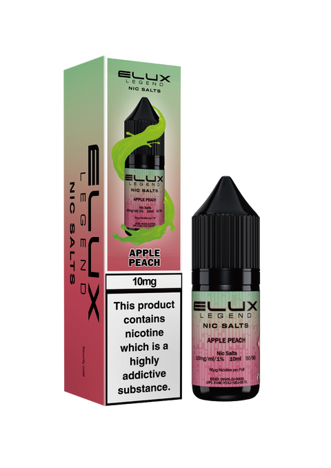 Elux Nic Salt E-Liquid by Elux Legend 10ml (APPLE PEACH  20mg)