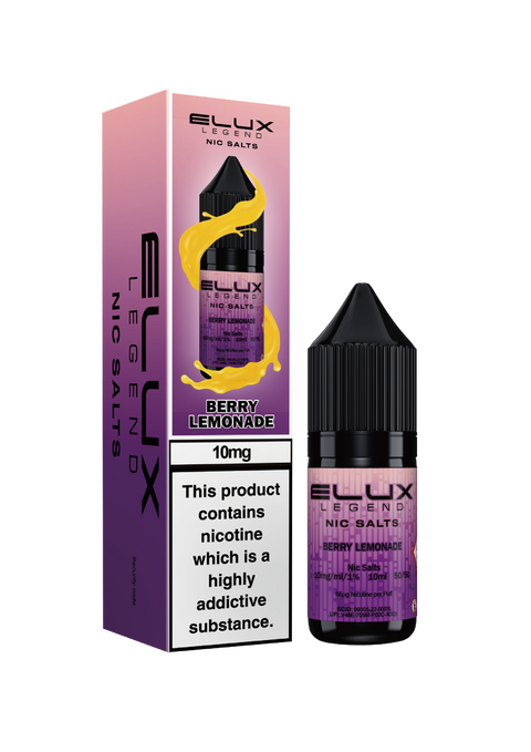 Elux Nic Salt E-Liquid by Elux Legend 10ml (BERRY LEMONADE  20mg)