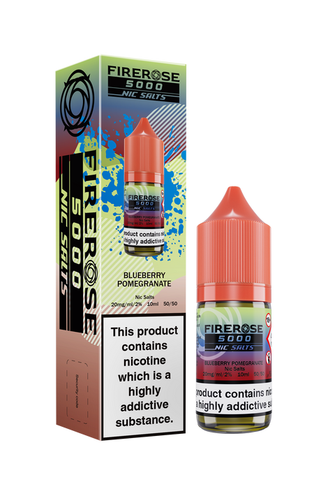 Firerose 5000 Salt E-Liquid by Firerose 10ml (BLUEBERRY POMEGRANATE  20mg)