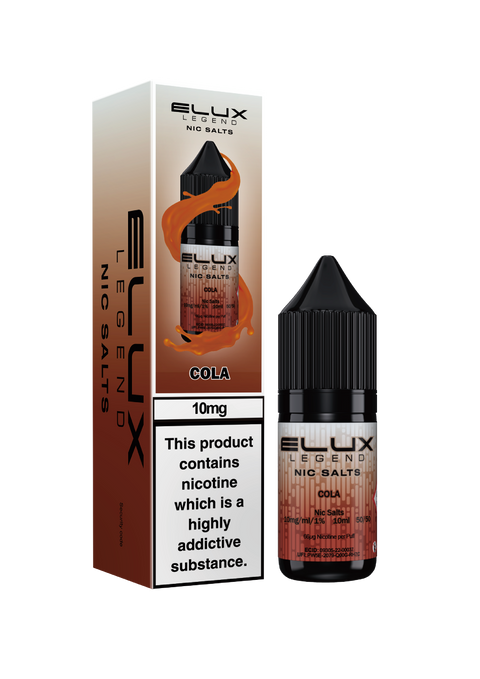 Elux Nic Salt E-Liquid by Elux Legend 10ml (COLA  20mg)