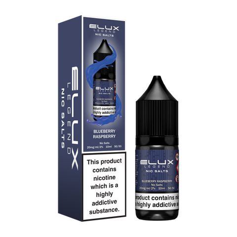 Elux Nic Salt E-Liquid by Elux Legend 10ml (Blueberry Raspberry 20mg)