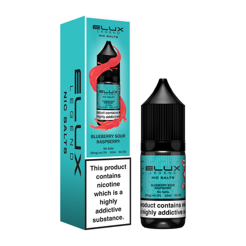 Elux Nic Salt E-Liquid by Elux Legend 10ml (Blueberry Sour Raspberry 20mg)