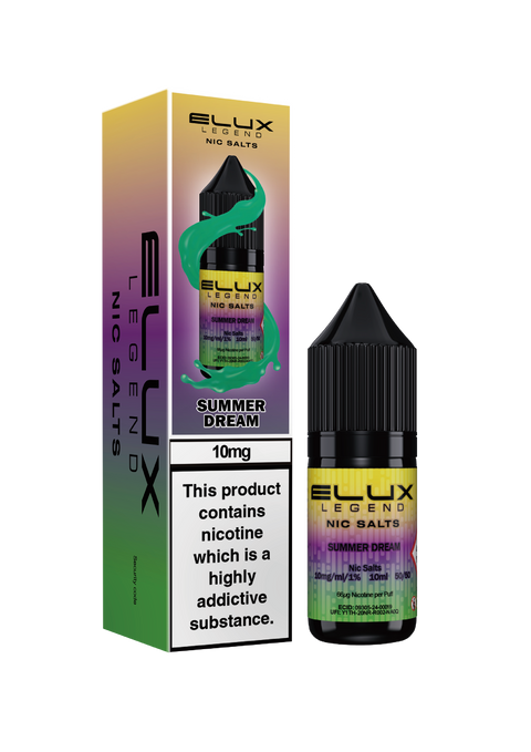 Elux Nic Salt E-Liquid by Elux Legend 10ml (SUMMER DREAM  20mg)