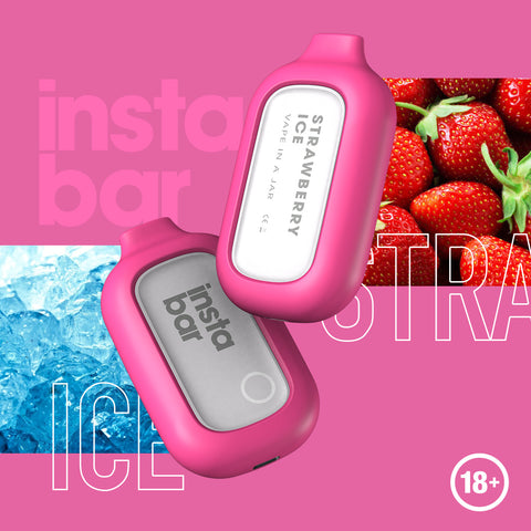 Stawberry Ice (Instabar 5000 Puff)