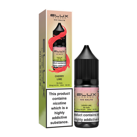 Elux Nic Salt E-Liquid by Elux Legend 10ml (Cherry Lime 20mg)