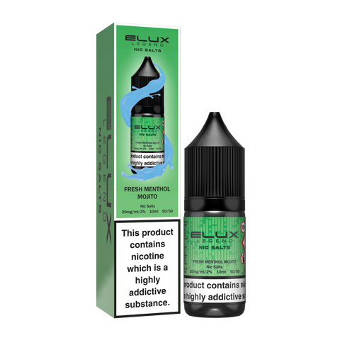 Elux Nic Salt E-Liquid by Elux Legend 10ml (Fresh Menthol Mojito 20mg)