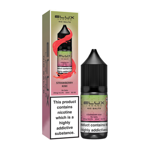 Elux Nic Salt E-Liquid by Elux Legend 10ml (Stawberry Kiwi 20mg)