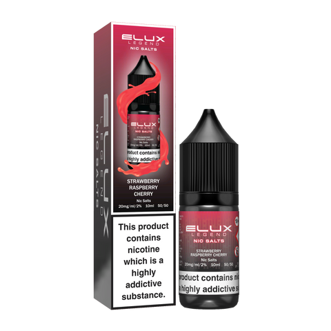 Elux Nic Salt E-Liquid by Elux Legend 10ml (Stawberry Cherry Raspberry 20mg)